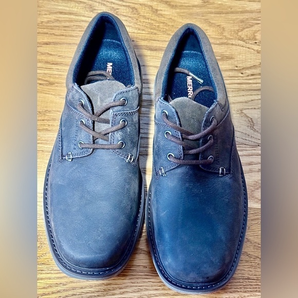 Merrell Other - Men New Merrell World Vue Oxfords Shoes Brown Leather Casual Size 9.5​​​​​​​​​